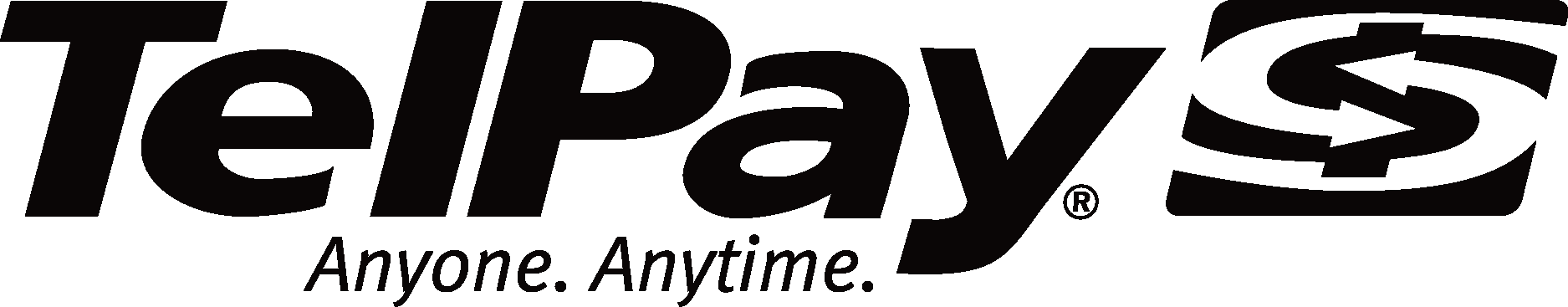 TelPay Black Logo Vector Logo